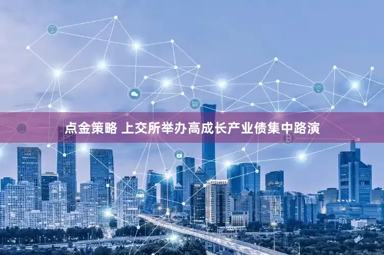 点金策略 上交所举办高成长产业债集中路演